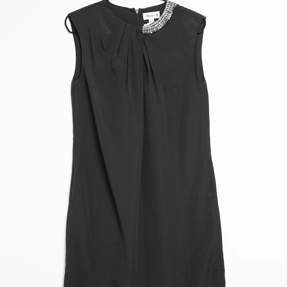 Rare Target 3.1 Phillip Lim Black Mini Dress with Silver Accent